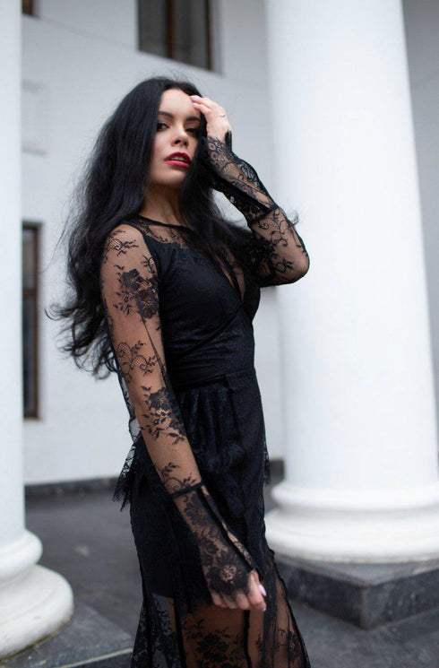 Lace dress Long evening gown